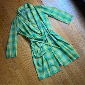 Vintage 1960s/1970s Plaid Robe
